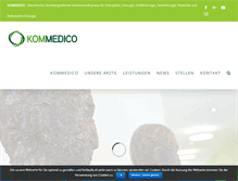 Tablet Screenshot of kommedico.de